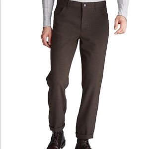 Alberto Dress Pants, Modern Fit, Dark Brown